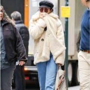 Free people teddy peacoat